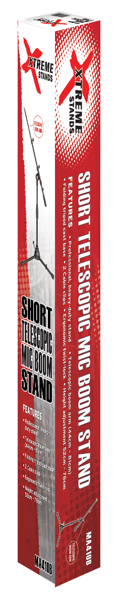 XTREME | MA410B | Microphone short boom stand XTREME | MA410B | Microphone short boom stand